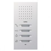 Квартирная аудиостанция накладного монтажа Gira F100 Белый глянцевый