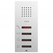 Квартирная аудиостанция накладного монтажа Gira System 55 Белый матовый