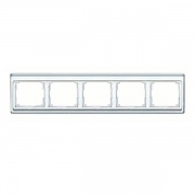 Рамка для горизонтальной установки 5-ая Jung SL500 Белый