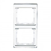Рамка для вертикальной установки 2-ая Jung SL500 Белый