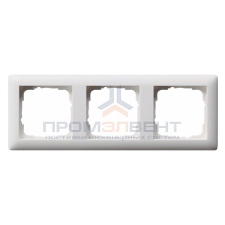Рамка 3-ая Gira Standard 55 Белый матовый