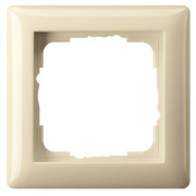 Рамка 1-ая Gira Standard 55 Крем глянцевый
