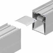 Крышка торцевая глухая с набором креплений для светильников серии G-Лайн белая