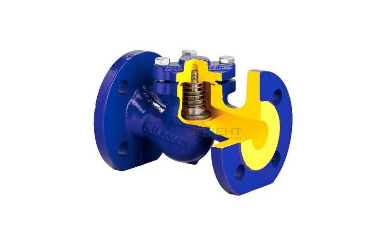 Клапан обратный подьемный Zetkama 287F - Ду80 (ф/ф, PN40, Tmax 300°C, исполнение №31)