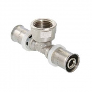 Тройник с переходом на внутреннюю резьбу VALTEC VTm.232 - 20 x 1/2" (прессовой, для металлопл.труб)