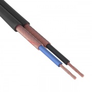 Кабель ШГЭС-2 CU Rexant плоский черный