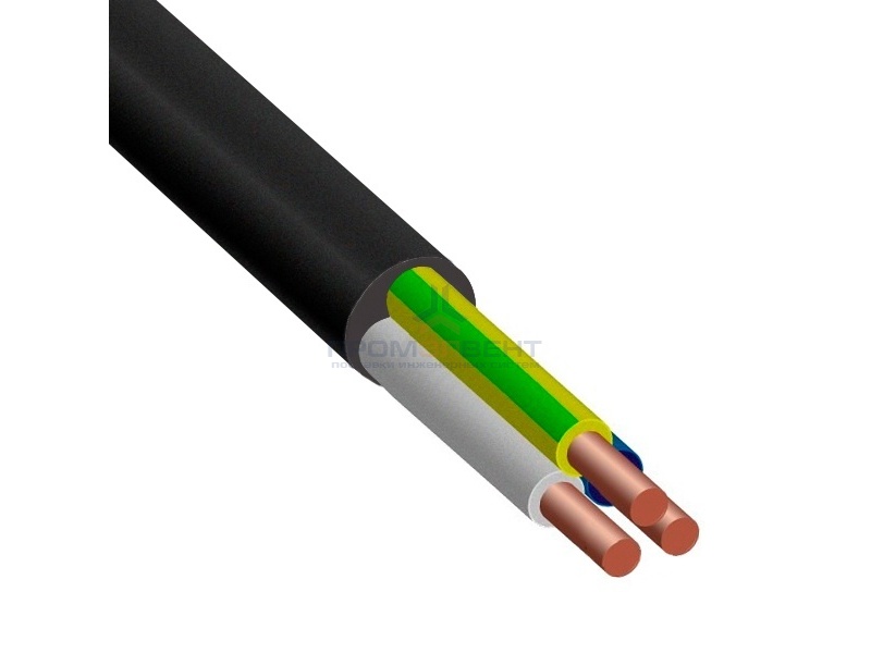 Кабель силовой ВВГнг(А)-LS 3x1,5 (N,PE) ГОСТ 31996 (Севкабель)