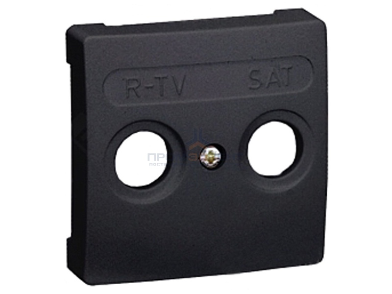 Накладка на розетки R-TV-SAT Simon 73 Loft, графит