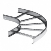 Угол горизонтальный 90? 100x600 R300, цинк-ламельный