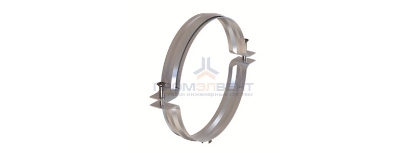 Хомут для тяжелых нагрузок 130мм, без изоляции
