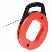 Протяжка кабельная стальная оболочка из полипропилена Fortisflex STP d4mm L30m в кассете