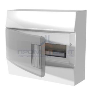 Бокс настенный ABB Mistral41 12М прозрачная дверь с клеммным блоком