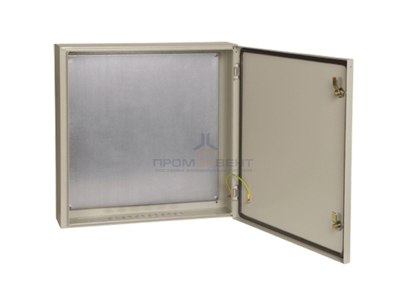 Щит металлический влагозащищенный ЩМП-6.6.1-0 74 У2 IP54, с  монтажной платой 600х600х150 ИЭК