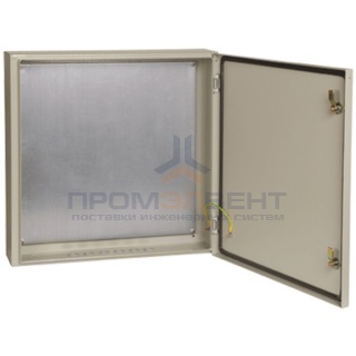 Щит металлический влагозащищенный ЩМП-6.6.1-0 74 У2 IP54, с  монтажной платой 600х600х150 ИЭК