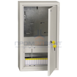 Щит металлический ЩУРн-3/12зо-1 540*310*165 на 3-х фазный счетчик и 12 модулей навесной ИЭК